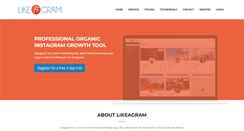 Desktop Screenshot of likeagram.com